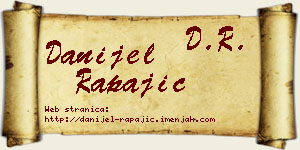 Danijel Rapajić vizit kartica